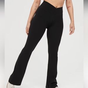 OFFLINE By Aerie Real Me High Waisted Crossover Flare Legging